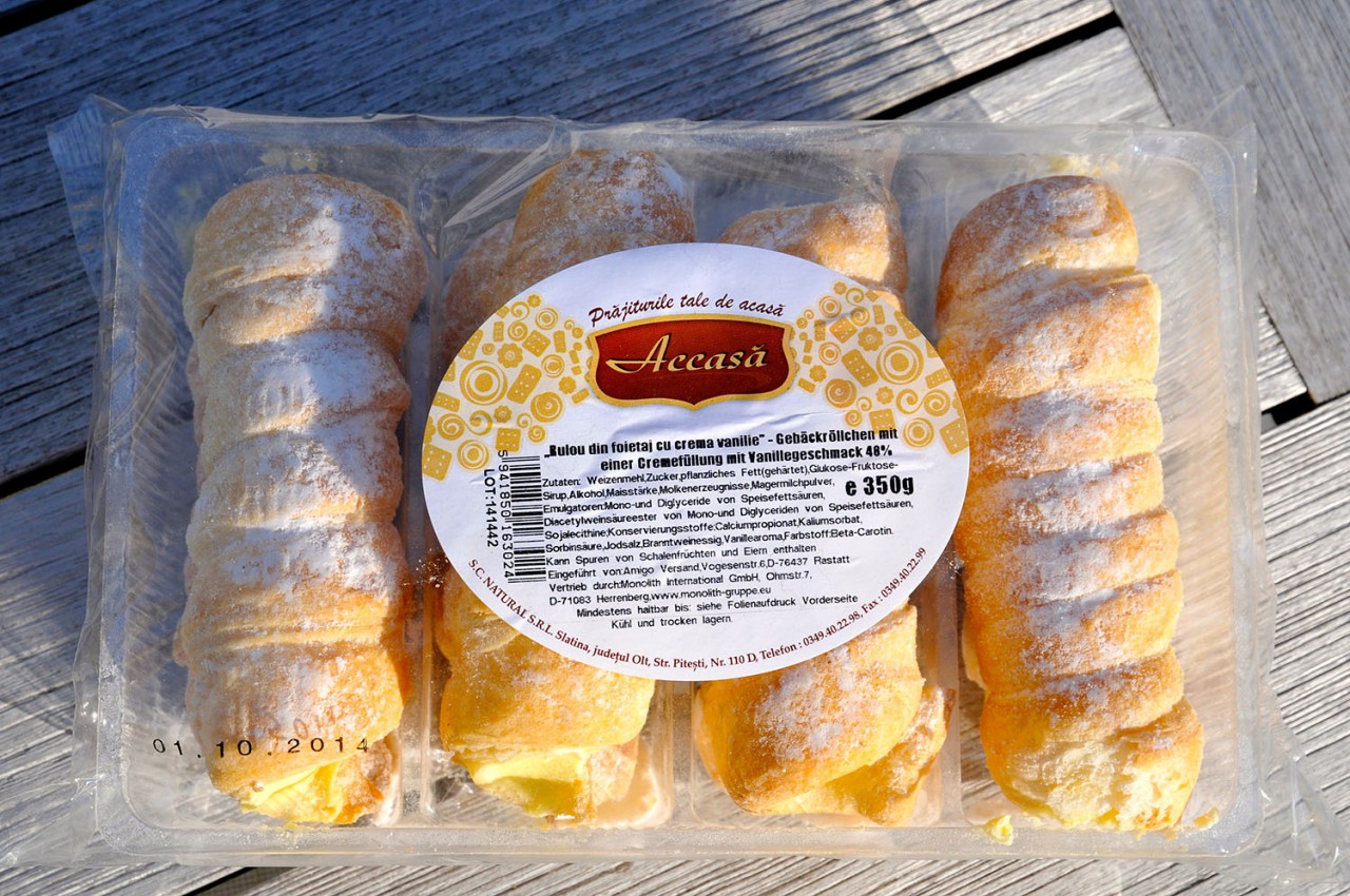 Accasa Kaffeegebäck - Gebäckröllchen mit Vanillegeschmack