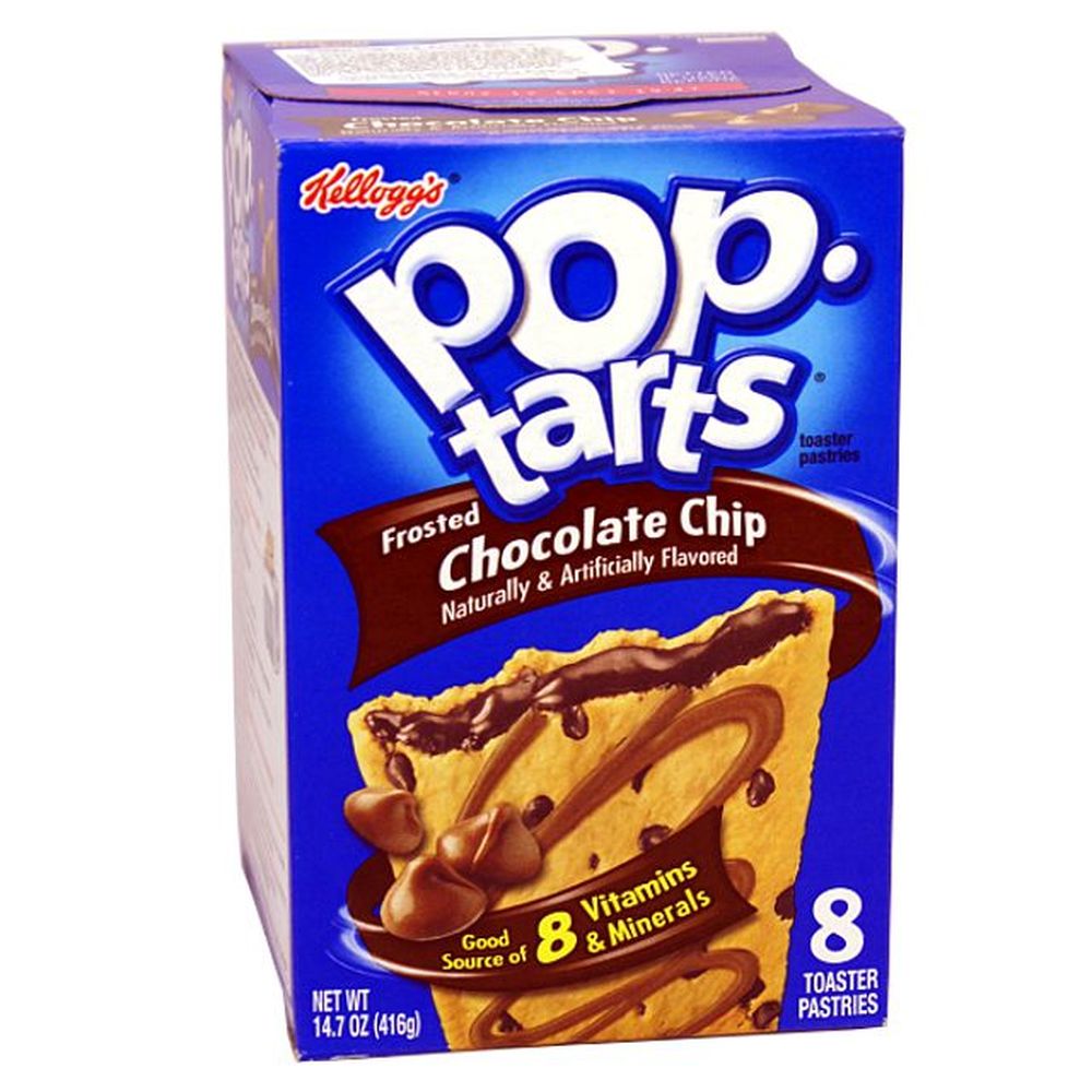 1x8 Kelloggs Pop Tarts- Frosted Chocolate Chip