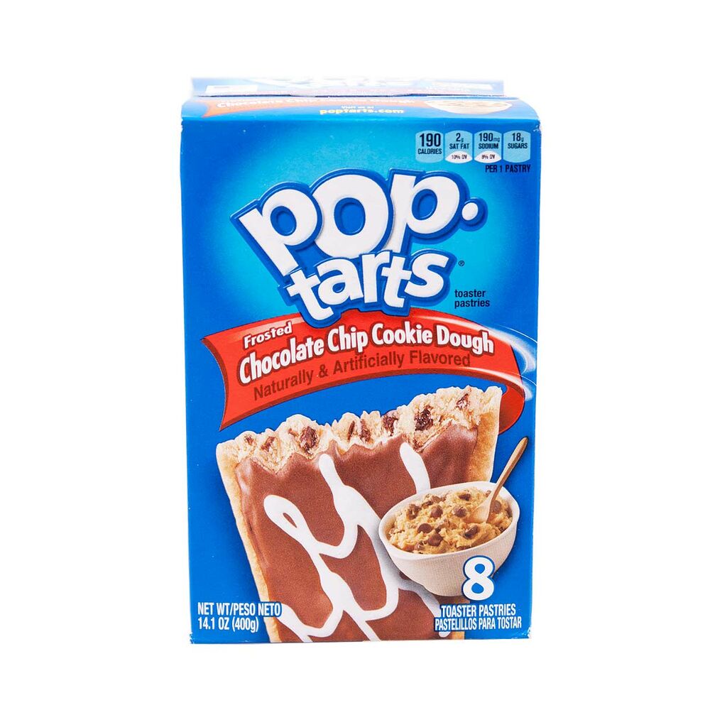 1x8 Kelloggs Pop Tarts Chocolate Chips Cookie Dough