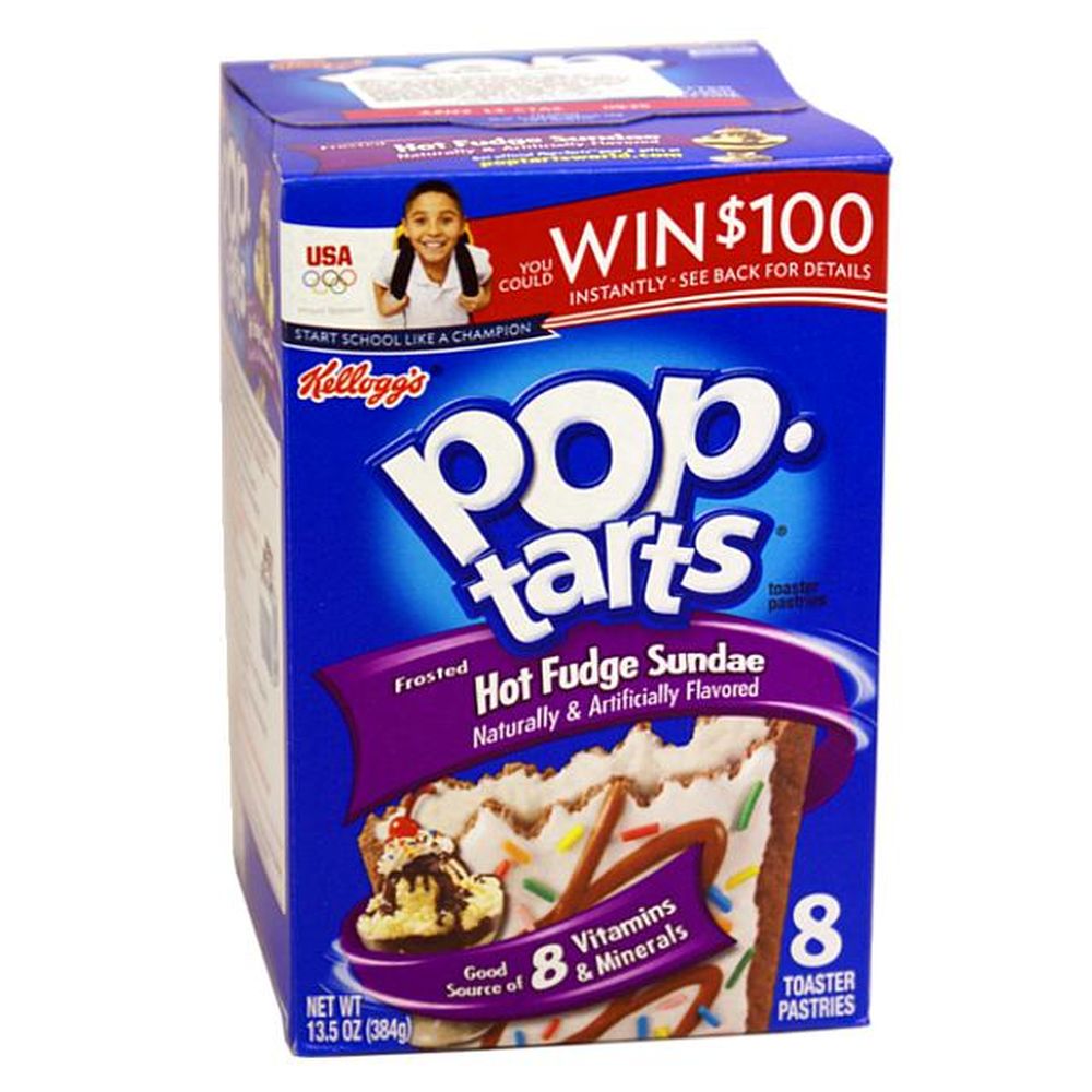 1x8 Kelloggs Pop Tarts Hot Fudge Sundae unter Frühstück