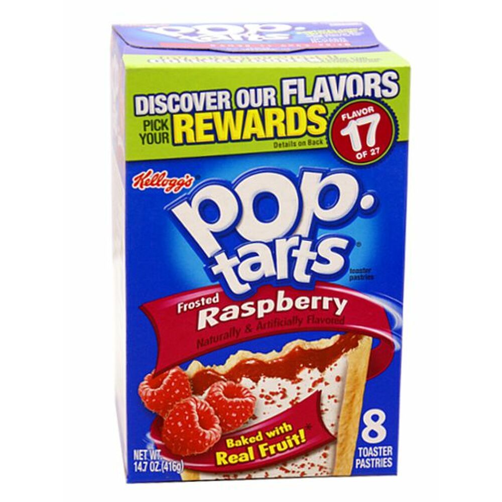 1x8 Kelloggs Pop-Tarts Frosted Raspberry