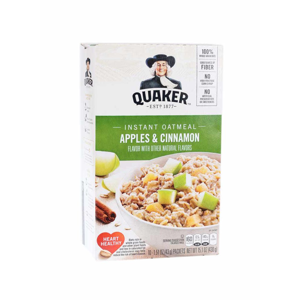 Quaker instant Oatmeal- Apple und Cinnamon