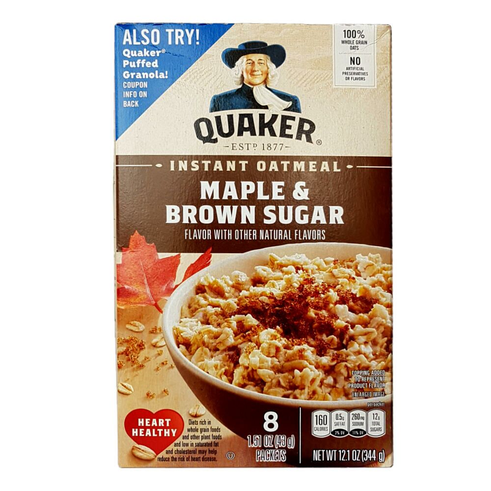 Quaker instant Oatmeal- Maple und Brown Sugar