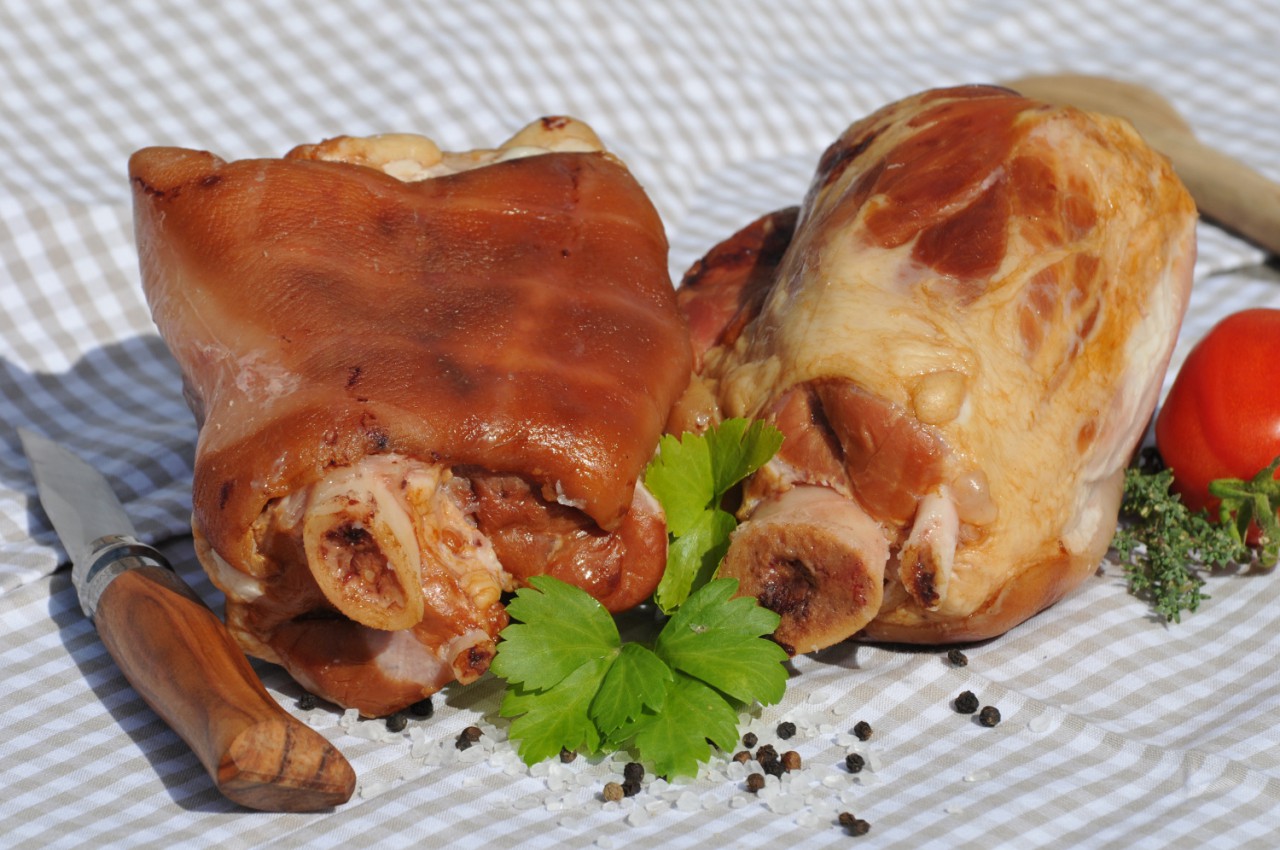 Geräucherte Schweinshaxe von Winklerswurst