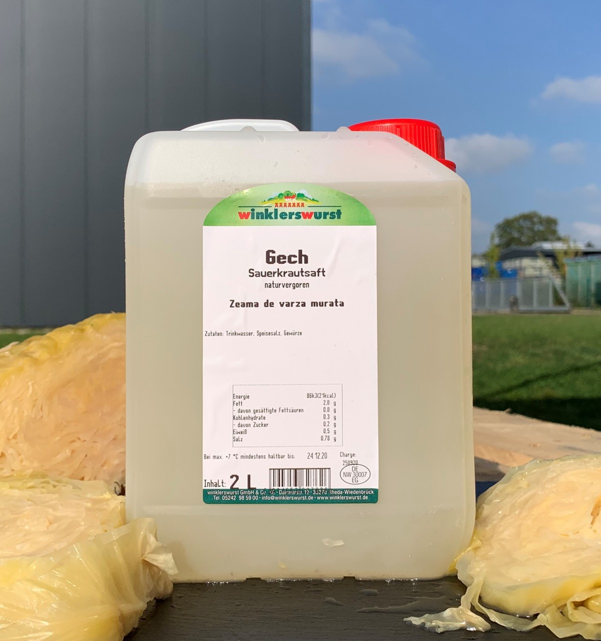 Sauerkrautsaft Gech (hausgemacht) 2 Liter
