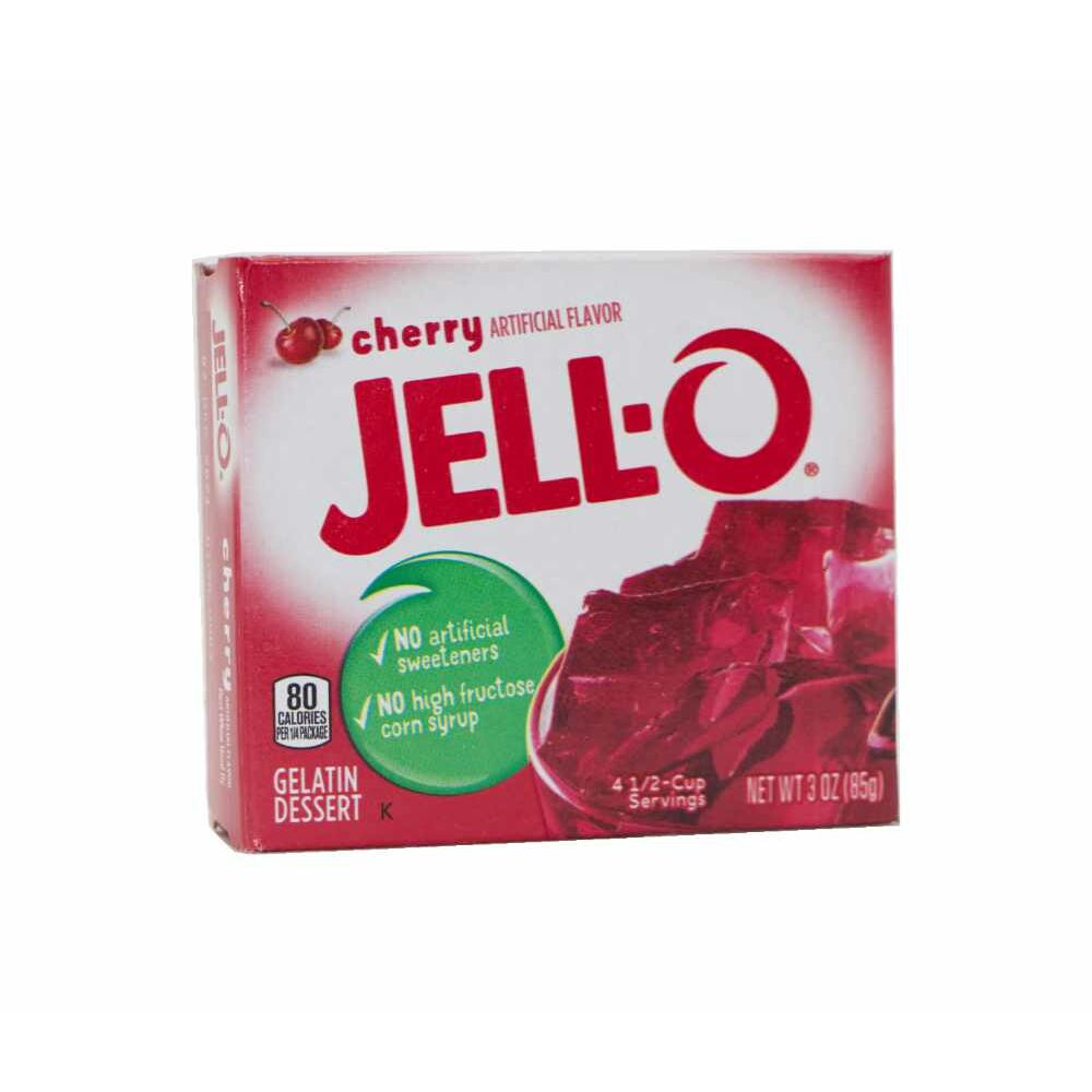 Jell-O Gelatin Dessert Cherry- USA
