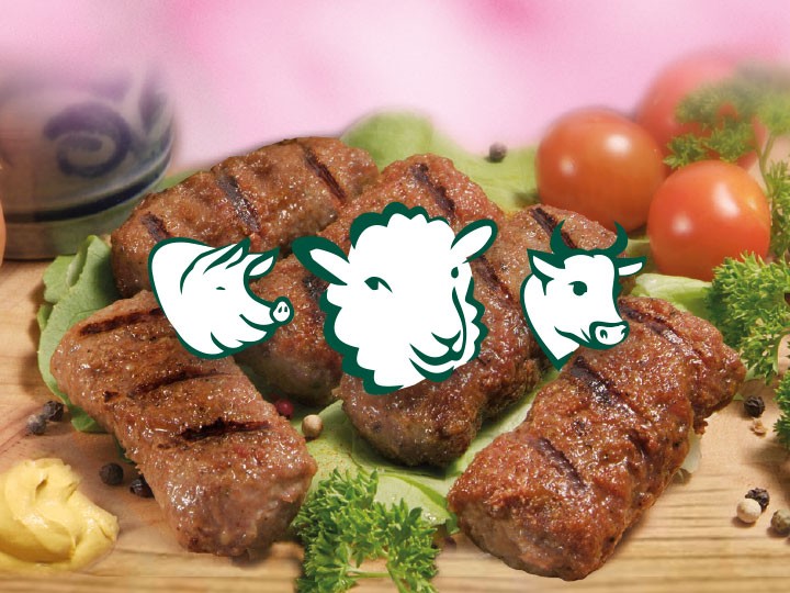 Mici aus Rindfleisch- Schweinefleisch- Schaffleisch 16 Stück (gegrillte Hackf-