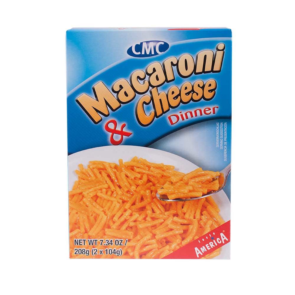 Macaroni und Cheese Dinner Käse Nudeln unter Lebensmittel