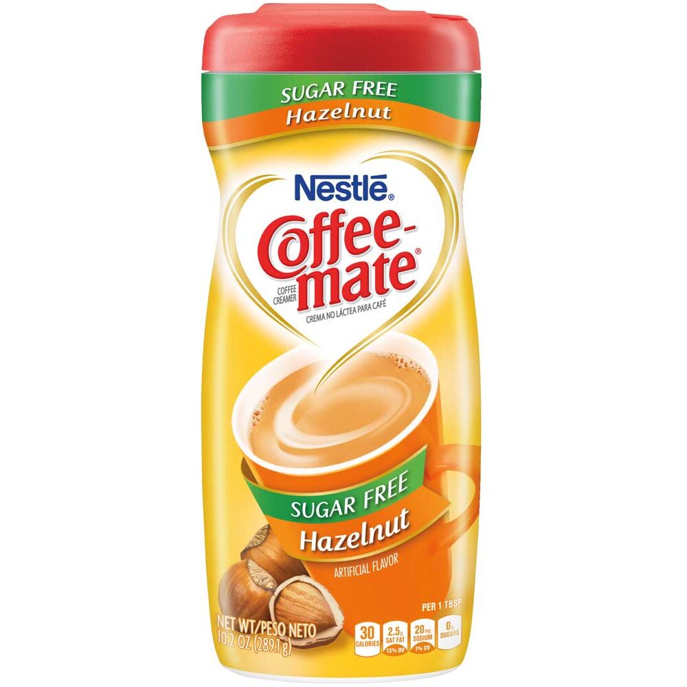 SUGAR FREE Nestle Coffee Mate Hazelnut Kaffeeweisser Creamer 289g