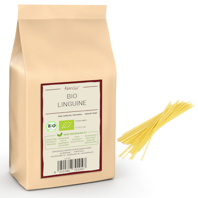 Bio Linguine- Hartweizen unter Kochen & Backen>Pasta