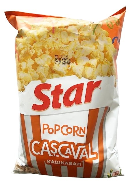 knuspriges Popcorn mit Käsegeschmack