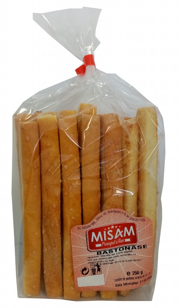 Mürbeteig-Stangen mit Salz