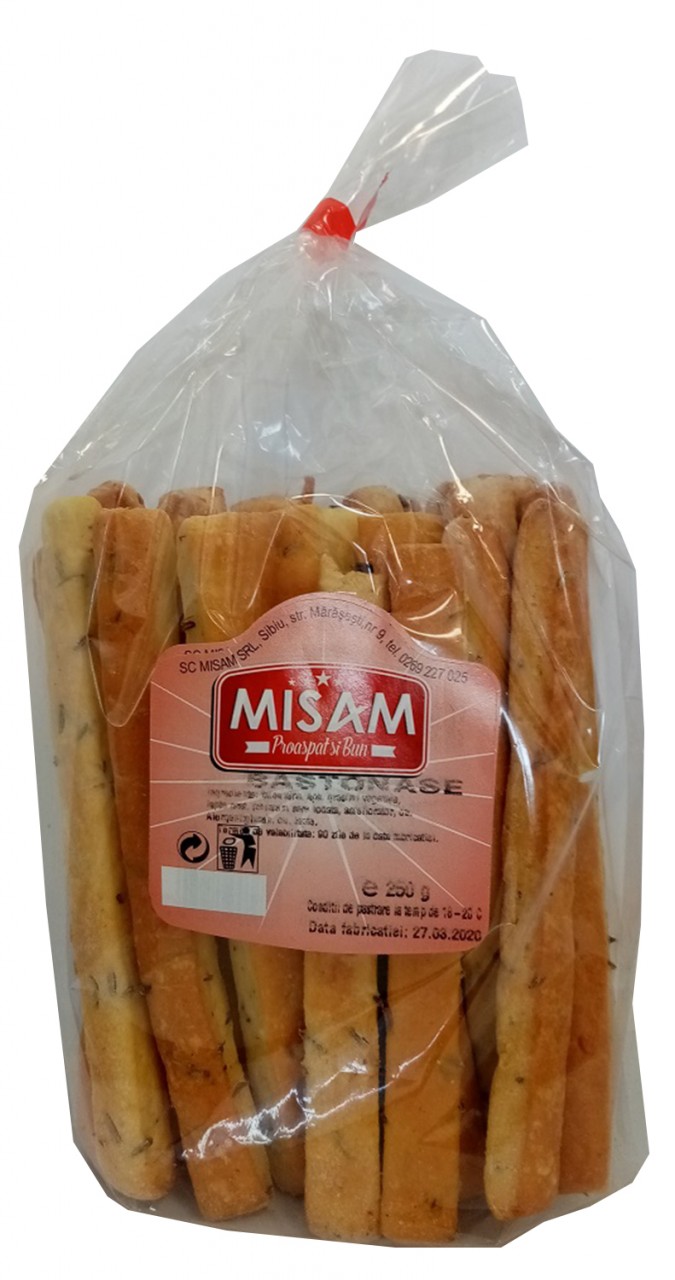 Mürbeteig- Stangen mit Kümmel
