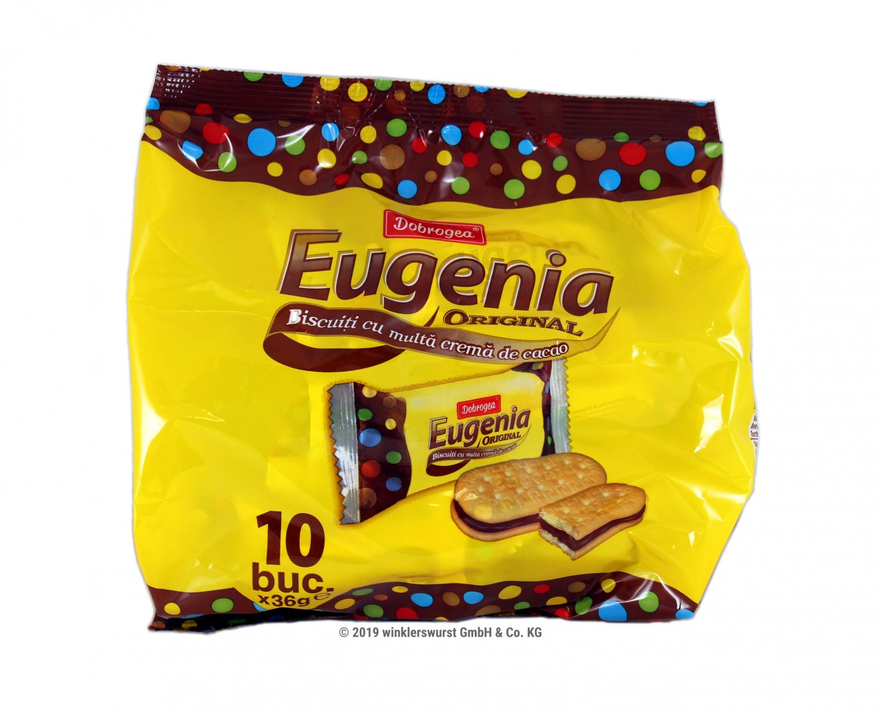 Eugenia Keks Biskuit Kekse- Doppelkeks mit Rumgeschmack 10er Packung
