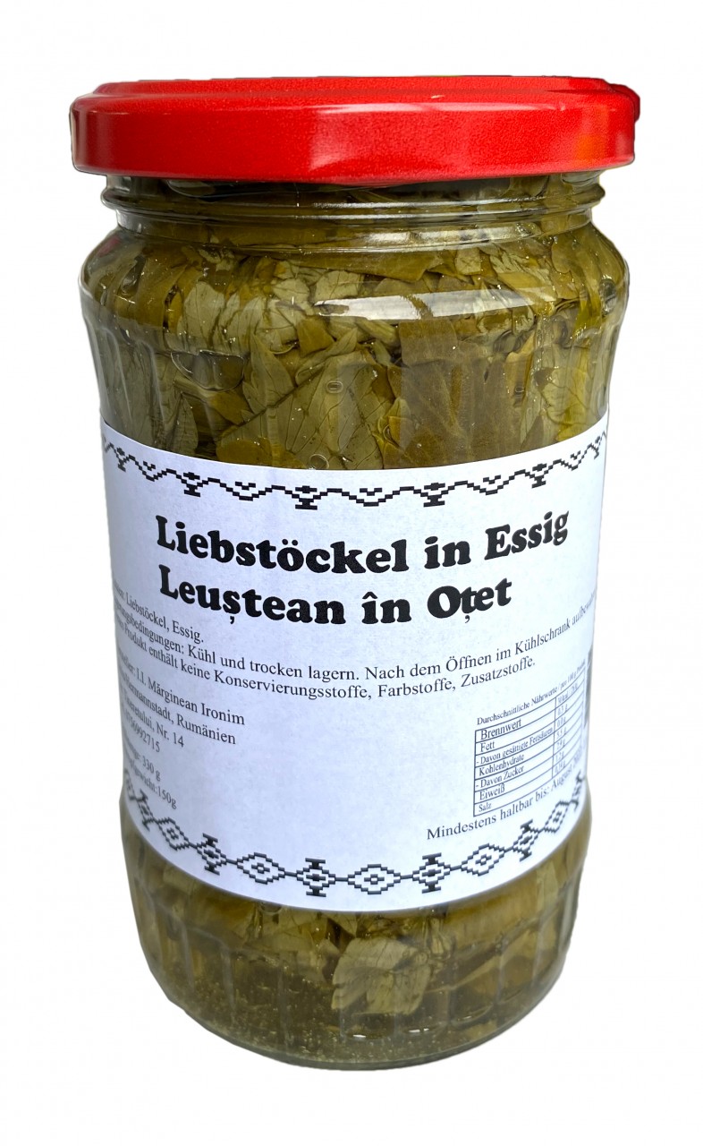 Liebstöckel in Essig (hausgemacht aus Rumänien)