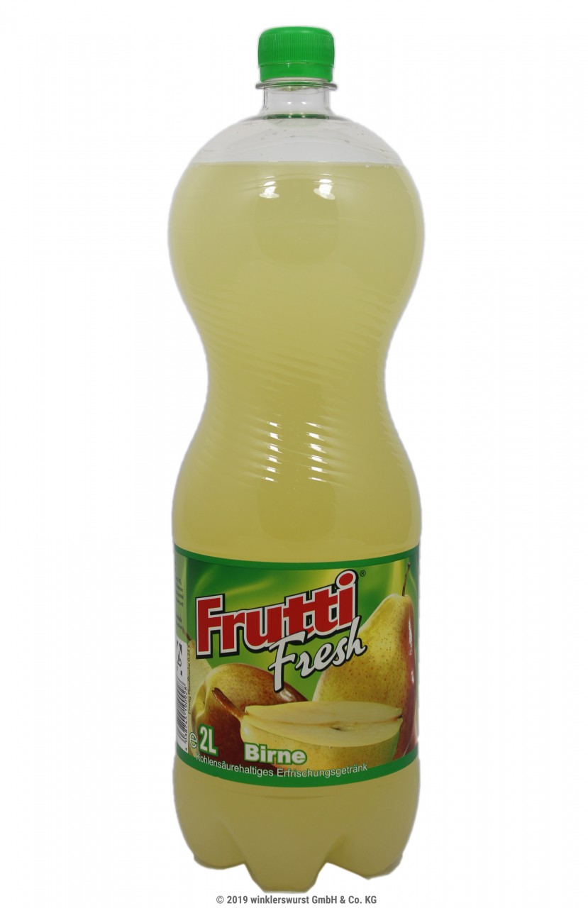 Frutti Fresh Birnensaft 2 l mit Kohlensäure