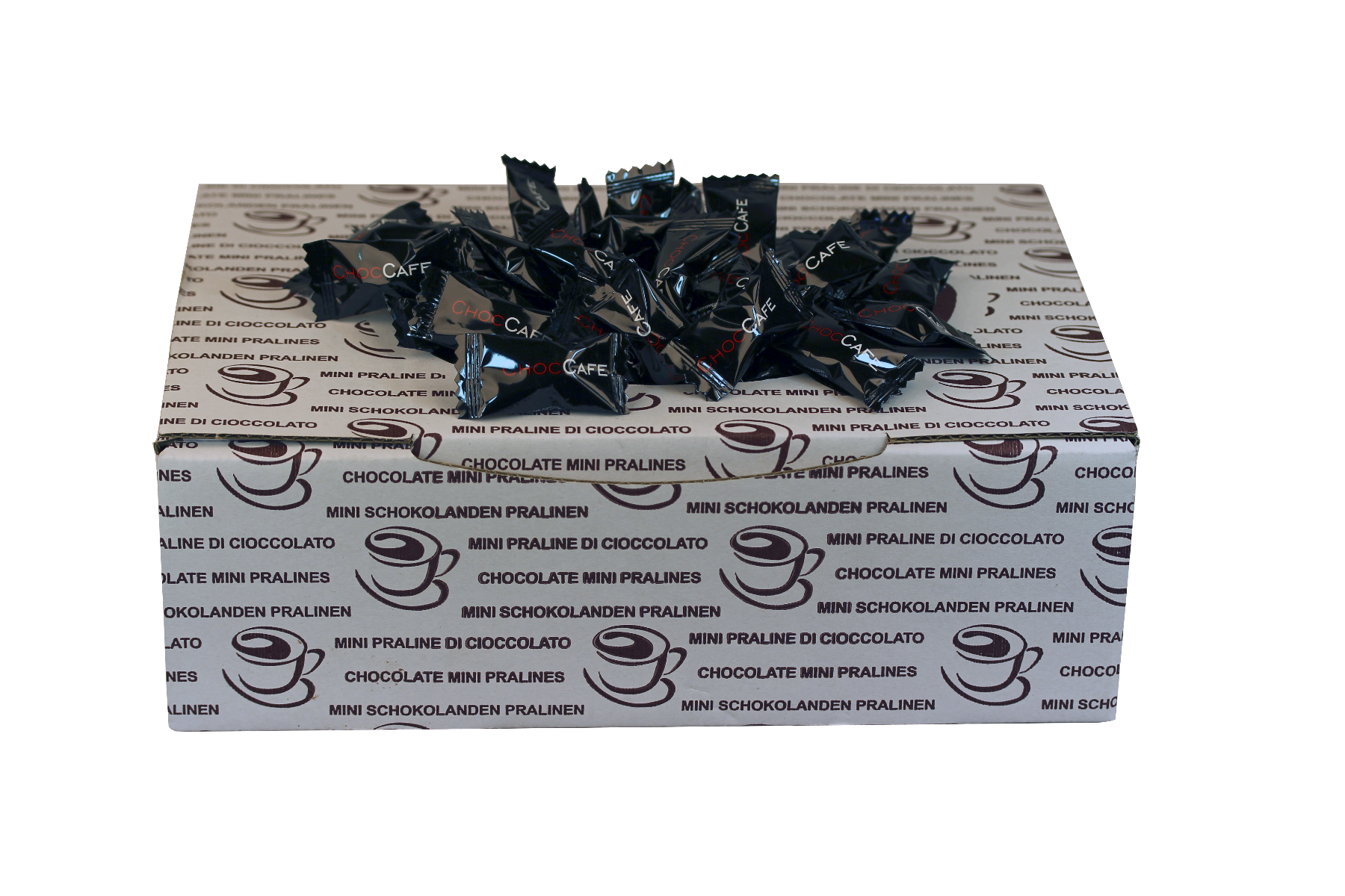 Choc Cafe Kaffeebohnen mit Zartbitter-Schokoladenüberzug (1kg)