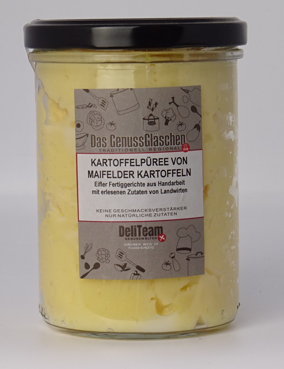 Kartoffelpüree von Maifelder Kartoffeln unter GenussGläschen