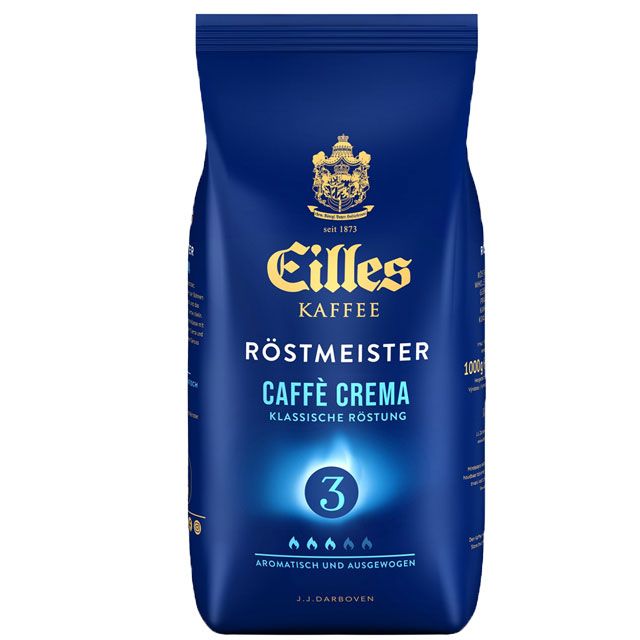 EILLES Kaffee Kaffeebohnen Caffe Crema (1kg)