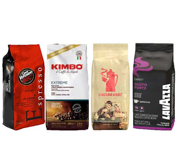 Probierpaket Kaffeebohnen - KRÄFTIG und INTENSIV (4 kg)