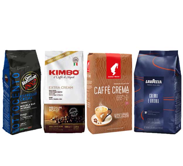 Probierpaket Kaffeebohnen - CREMA (4 kg)