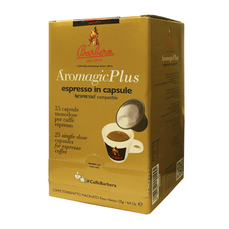 Barbera Aromagic PLUS Kapseln für Nespresso-Maschine (25 St-)