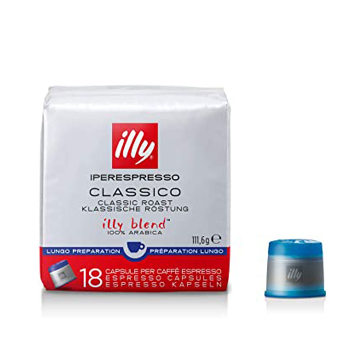 Illy iperespresso Kapseln classico LUNGO (18st)