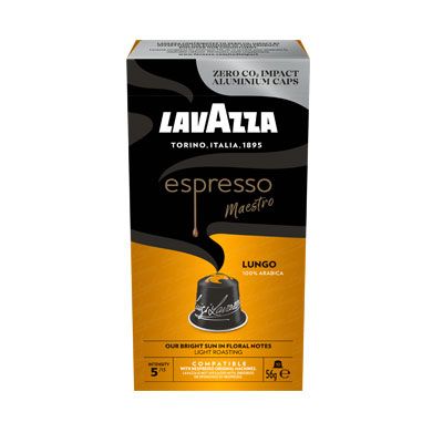 Lavazza Espresso MAESTRO LUNGO 100- Arabica-Kapseln für Nespresso (10st)