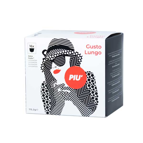 Piu Dolce Gusto Kapseln GUSTO LUNGO (16 Stück)