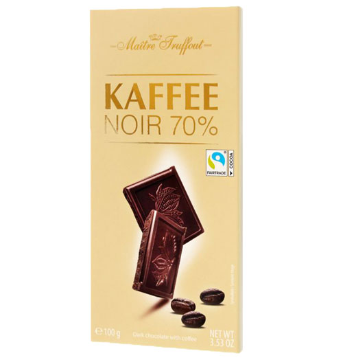 Zartbitterschokolade mit Kaffee (mind- 70- Kakao)