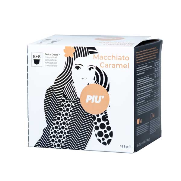 Piu Dolce Gusto Kapseln MACHIATO CARAMEL (2x8Stück)