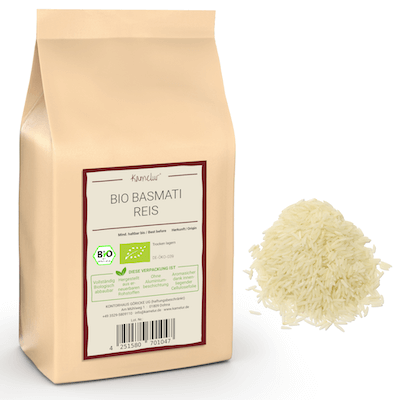 Bio Basmati Reis unter Kochen & Backen>Getreide, Reis & Co.>Reis