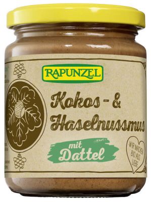 Bio Kokos- und Haselnussmus mit Dattel